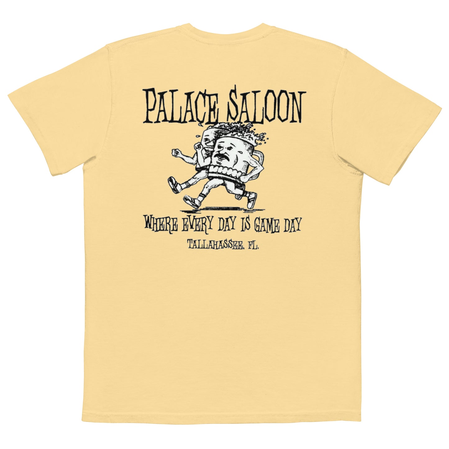 Classic Palace Unisex garment-dyed pocket t-shirt