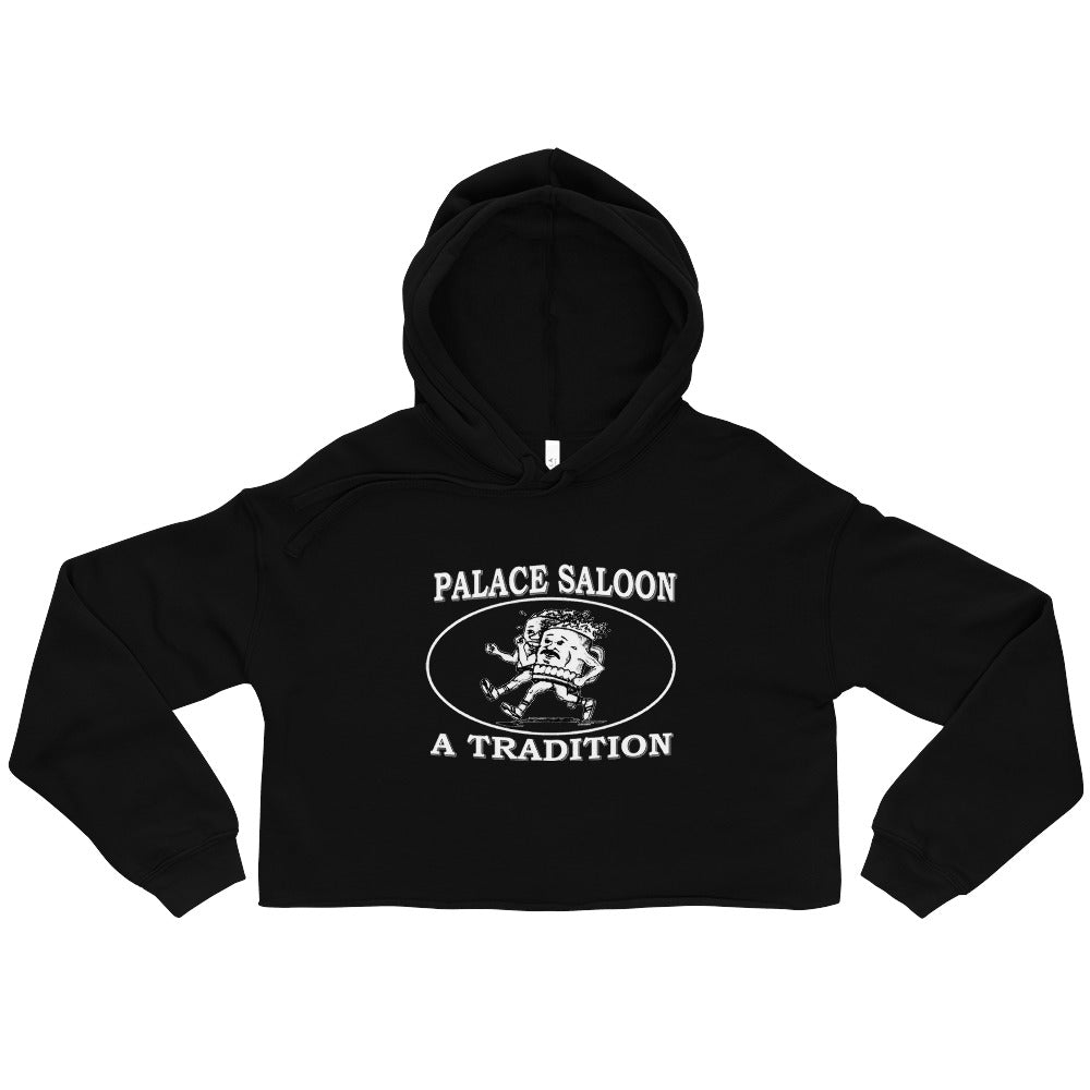 Palace Saloon A Tradition Crop Hoodie