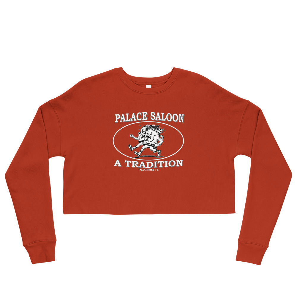 Palace Saloon A Tradition Crop Sweatshirt