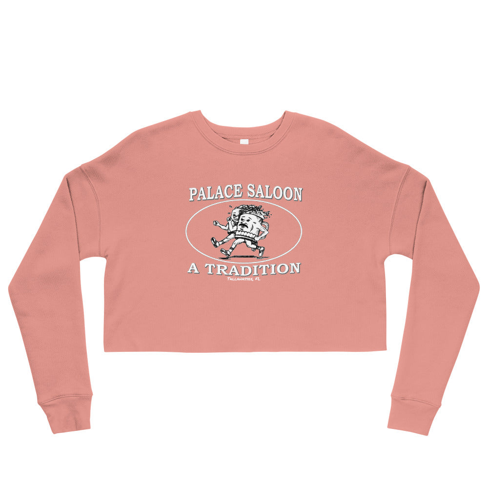 Palace Saloon A Tradition Crop Sweatshirt
