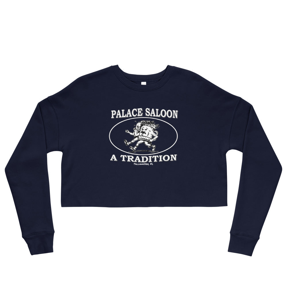 Palace Saloon A Tradition Crop Sweatshirt