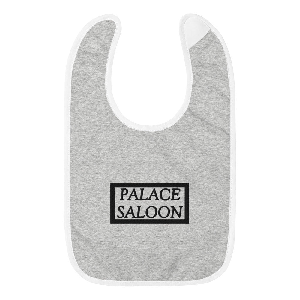 Palace Saloon Embroidered Baby Bib