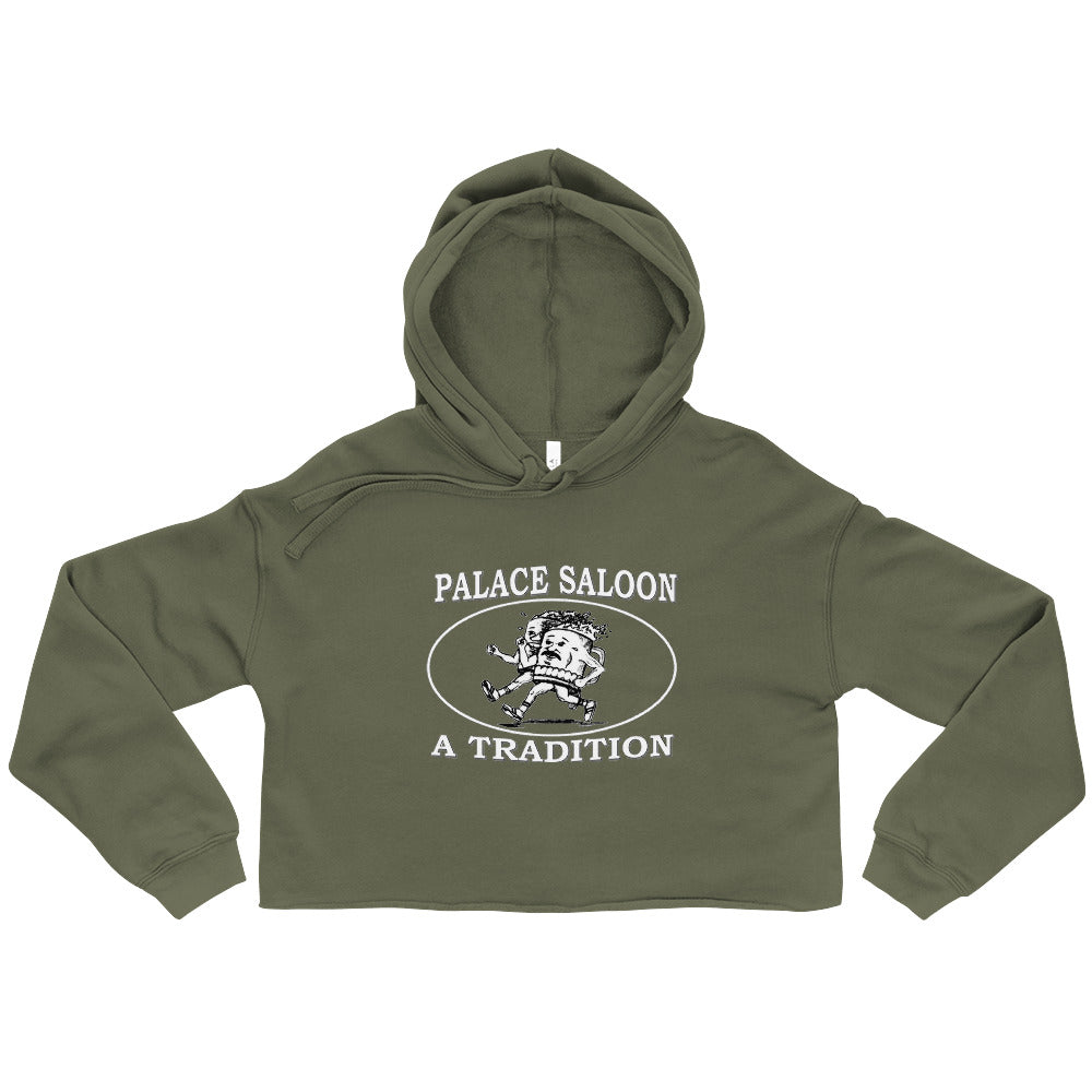 Palace Saloon A Tradition Crop Hoodie