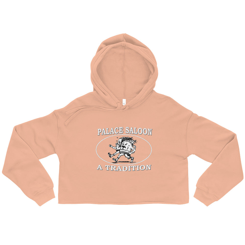 Palace Saloon A Tradition Crop Hoodie